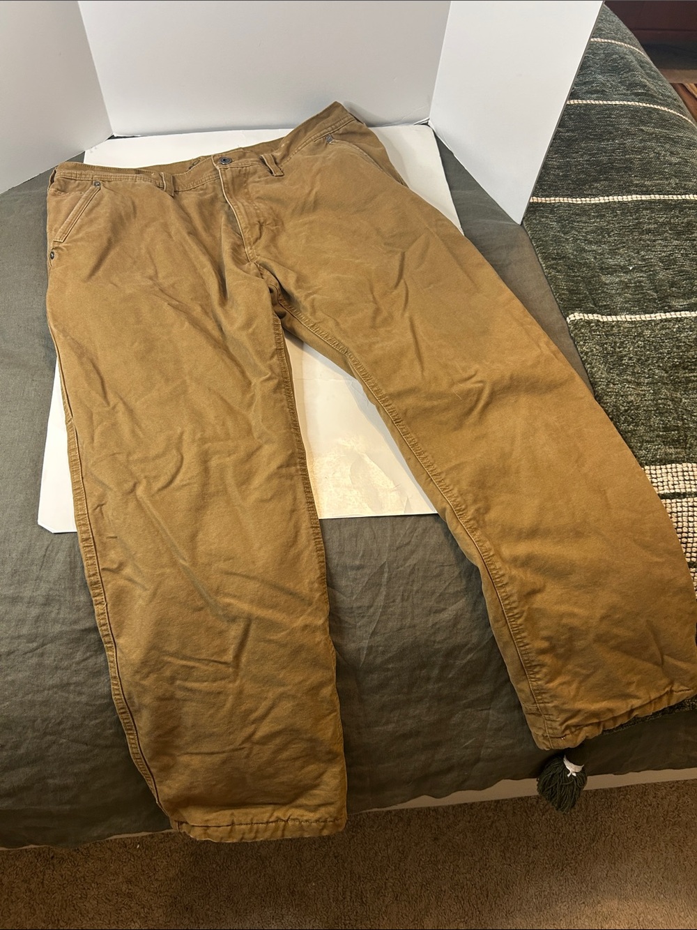 Eddie Bauer Heavy Duty, fleece lined, Work Style Pants